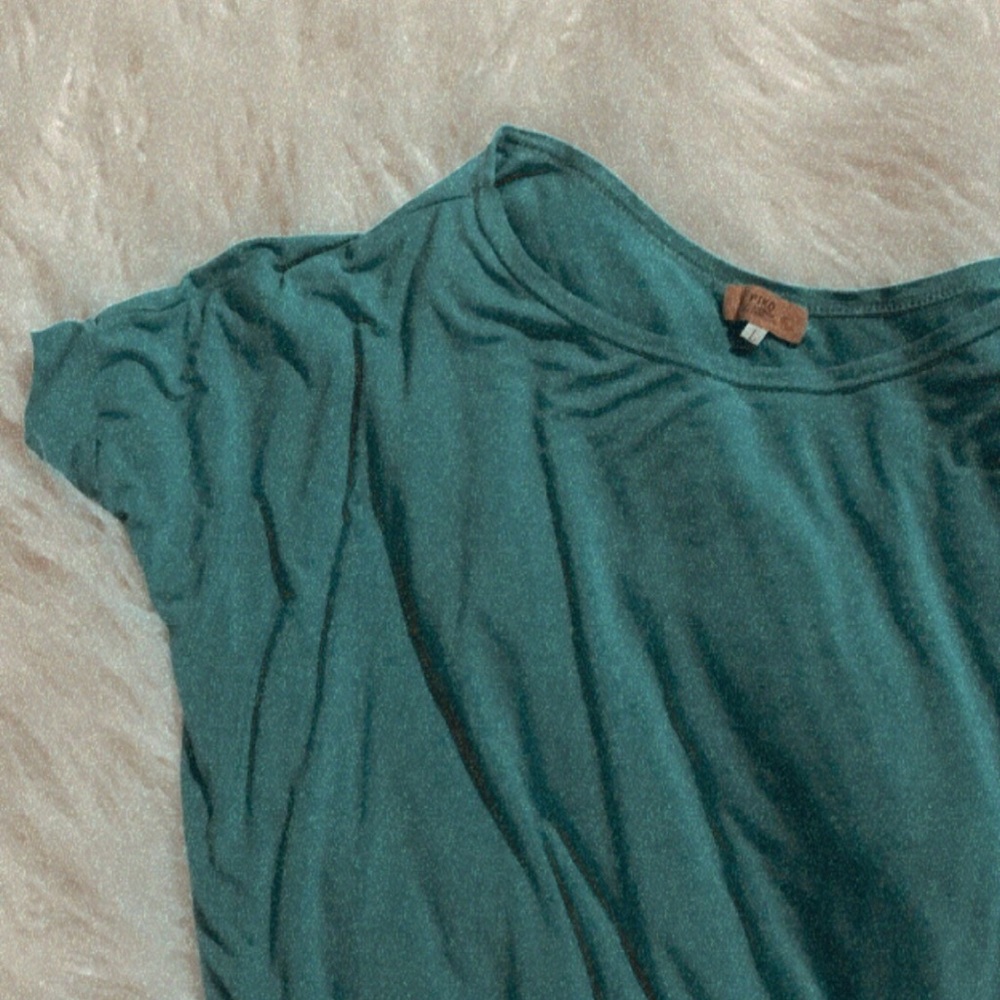 Teal Short Sleeve Piko